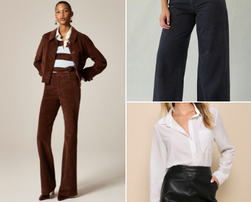 Favorite Fall Pant Staples cover photo collage