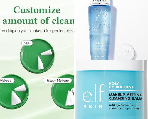 Make-up removals cover photo collage