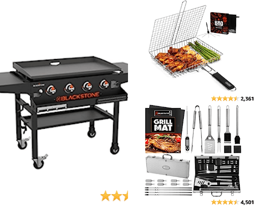 Outdoor grilling cover photo collage