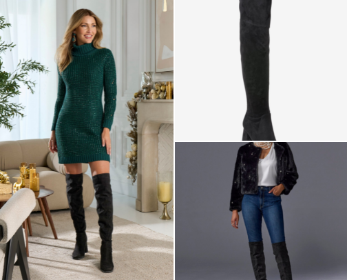 What they are wearing in Boston for the Holidays cover photo collage