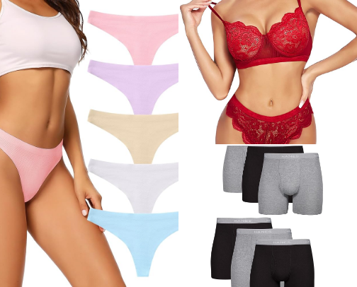 Underwear Collection: Comfort, Style, and Everyday Essentials for Everyone cover photo collage