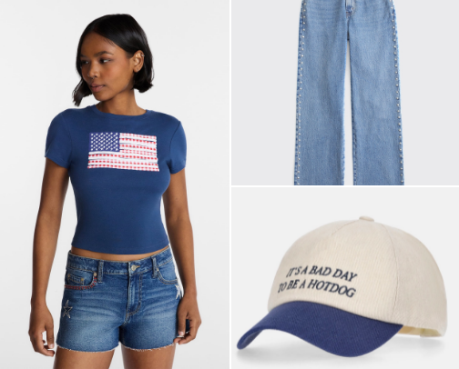 Fourth of July Outfits ❤️🤍💙 cover photo collage