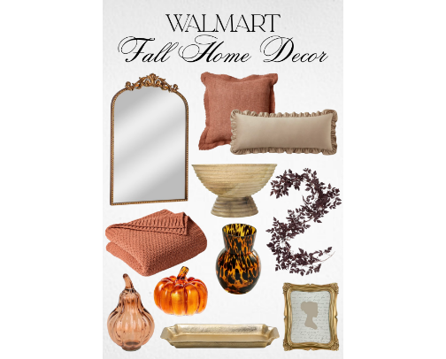 Walmart Fall Home Decor cover photo collage