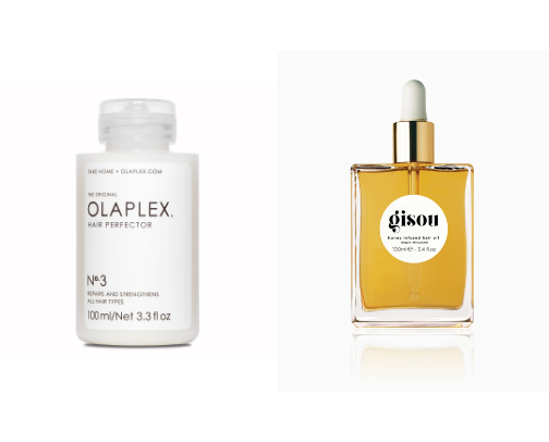 My fav haircare products for healthy and shiny hair cover photo collage