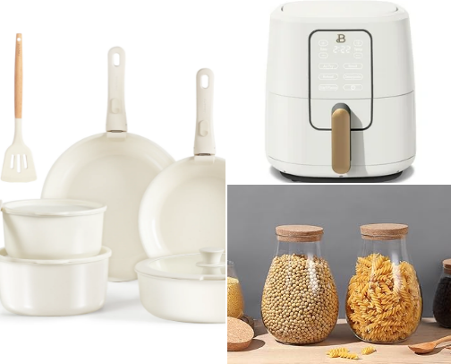 New Apartment Kitchen Finds cover photo collage