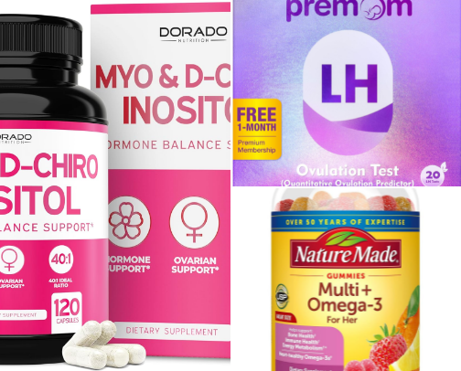 PCOS/ Fertility Journey cover photo collage
