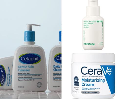 All things- morning skincare cover photo collage