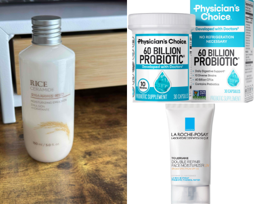 Best skincare and gut health products that WORKED on me cover photo collage