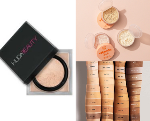 My favourite setting powders 💗 cover photo collage