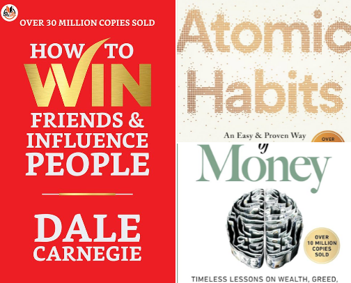 15 Powerful Books for Success, Wealth, and Personal Growth cover photo collage