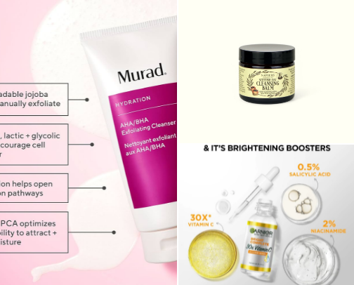Skincare Favourites cover photo collage