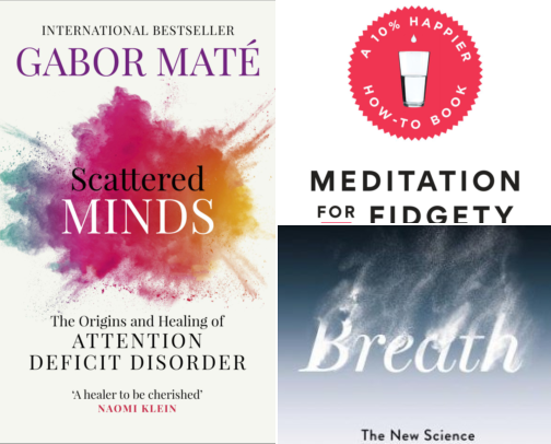 I Read These and Sitting Still for Five Minutes Stopped Feeling Impossible cover photo collage
