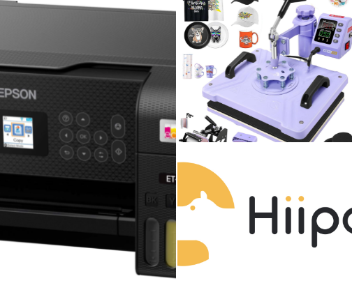 Start A Sublimation Business Essentials from Amazon (under $600) 🖤 cover photo collage