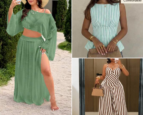 Caribbean Fashion Finds cover photo collage