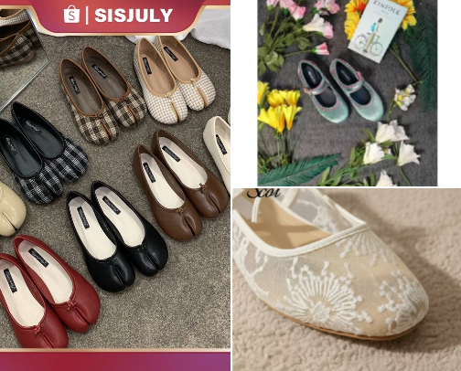 Flat Shoes You Want All Colour cover photo collage