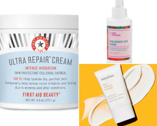 My Current Skincare Routine :) cover photo collage