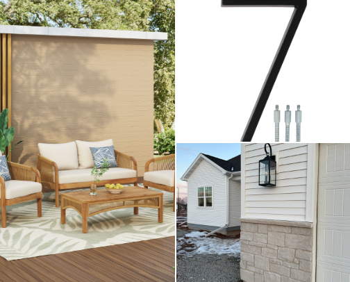 Outside the House cover photo collage