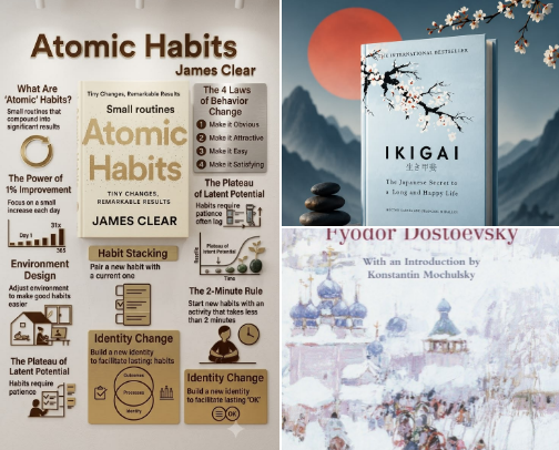 Books That Changed How I Think About Life cover photo collage