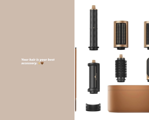 ✨ “Perfect Hair Styling Tools 💇‍♀️✨” cover photo collage