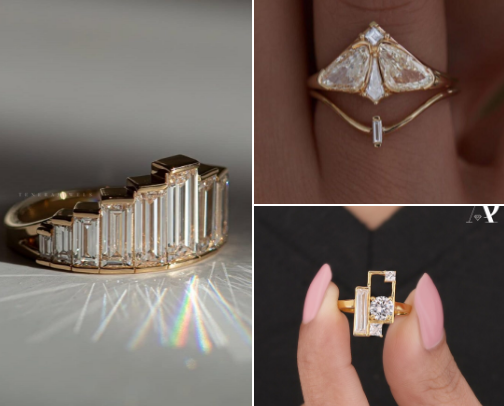 Unique Engagement Rings 🤌🏼 cover photo collage