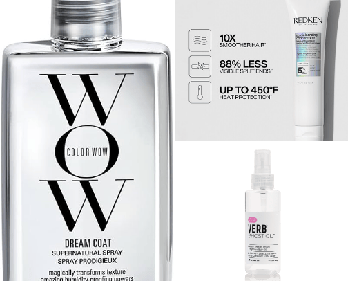 My favorite hair products for styling 💗 cover photo collage