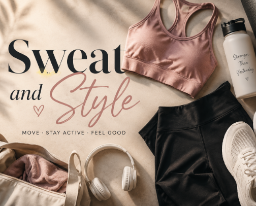 Sweat in Style :) cover photo collage