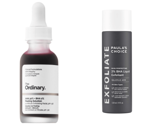 Skincare products cover photo collage