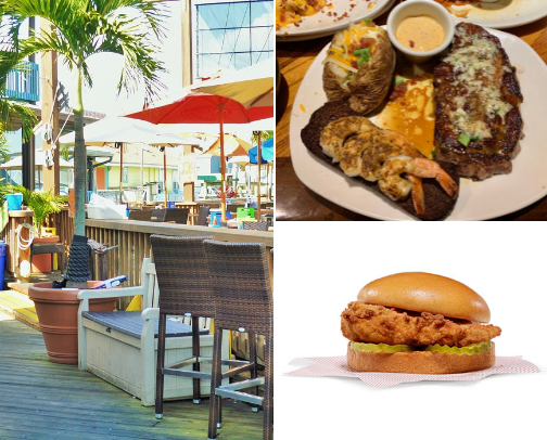 Places to eat cover photo collage