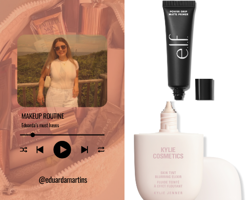 My Makeup Routine cover photo collage