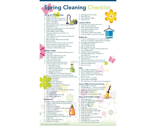 - “Spring Break Reset: The Ultimate Cleaning Checklist” cover photo collage