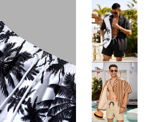 Swimmode: Men's swimwear cover photo collage