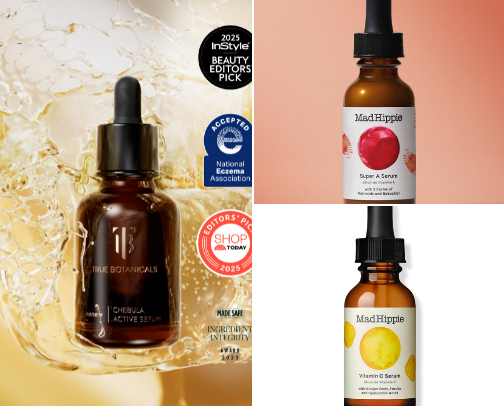 Clean Facial Exfoliators, Mask, and Serums🤍🍊 cover photo collage