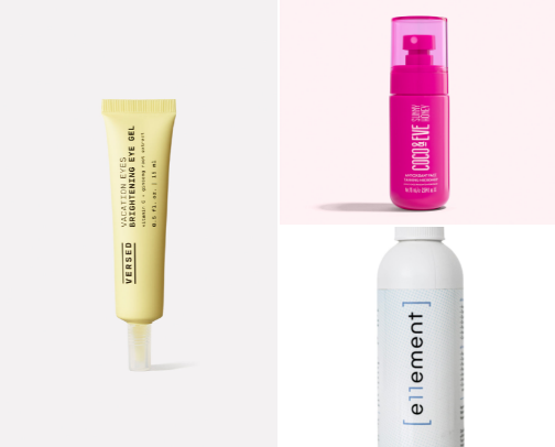 My favorite skincare products cover photo collage