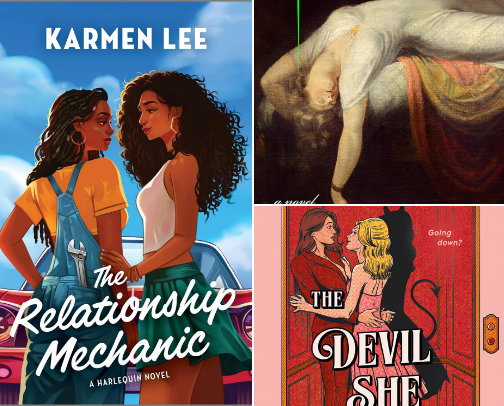 Sapphic Books for Pride Month cover photo collage