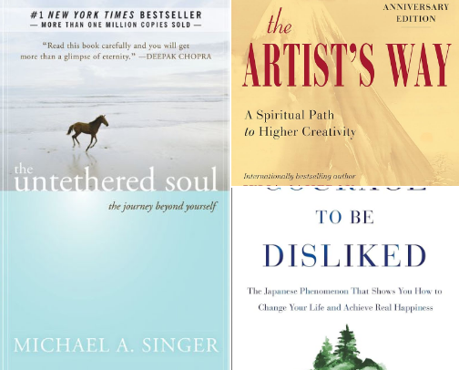 My favorite book recs cover photo collage