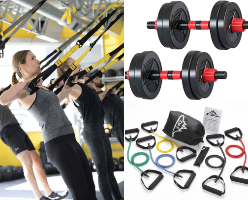 Best Home Workout Equipment for Small Spaces: 27 Compact + Effective Picks cover photo collage