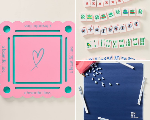 Poolside, Patio, and Vacation Mahjong cover photo collage