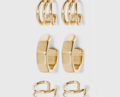 Going for gold jewelry cover photo collage
