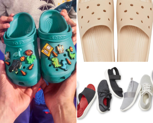 Comfy shoes cover photo collage