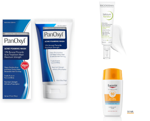 Oily acne prone skin care routine 😶‍🌫️ cover photo collage
