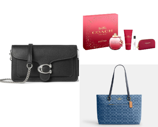 Coach is my favorite brand on purses, shoes and accessories cover photo collage