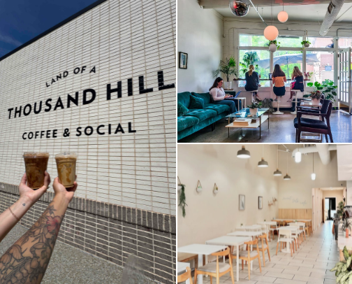 Coffee shops around Raleigh & Cary cover photo collage