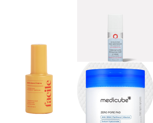 Skincare Recommedations for Combination Skin cover photo collage