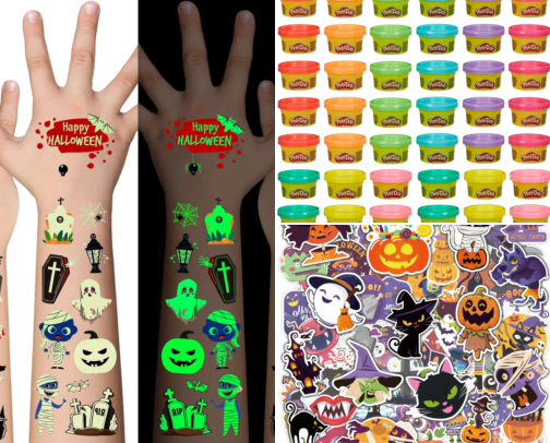Halloween Treat Bags for Kids cover photo collage