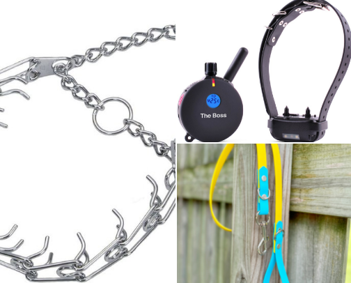 Training Collars & Leashes cover photo collage