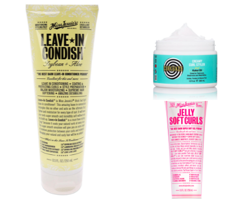 Curly haired girlie 💓 cover photo collage