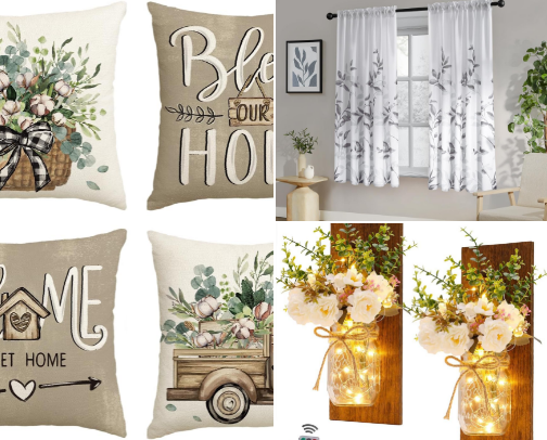 Simple Spring Home Refresh (Cozy Living Room Must-Haves) cover photo collage