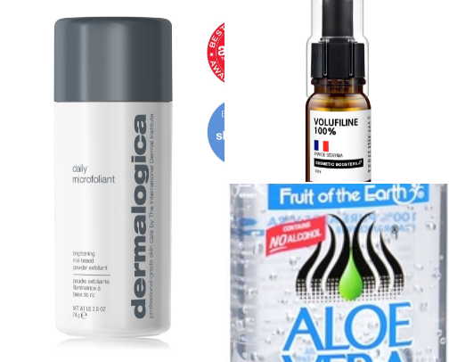 What I use with my acne/oily skin cover photo collage