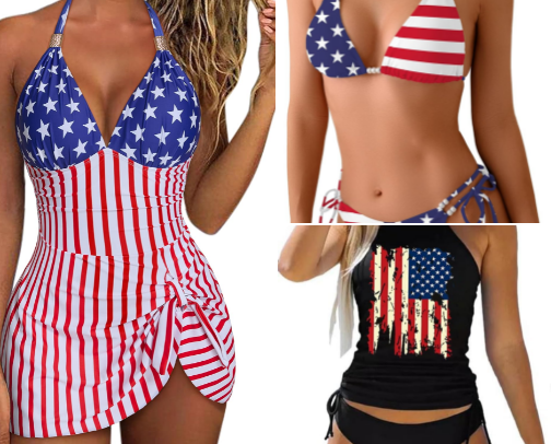 “Beach days, best days.” Beachwear & Essentials cover photo collage