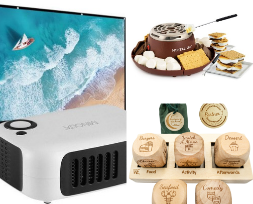 At home date night ideas cover photo collage